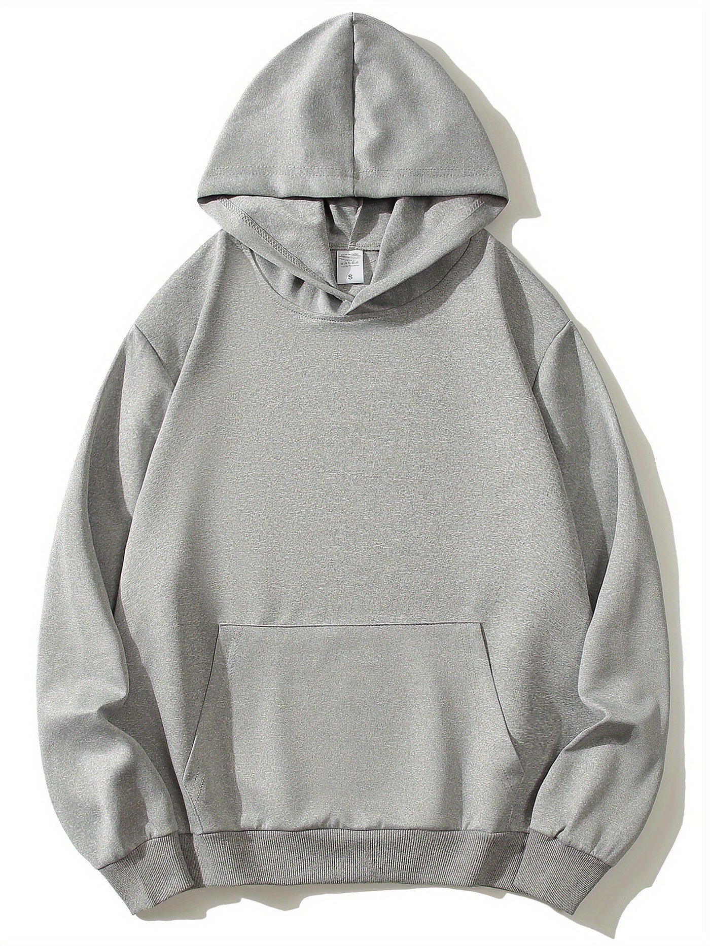 250g Healthy Cloth Pullover Hoodie Classic Art Letter Graphic Print Crew Neck Long Sleeve Pocket Sweatshirt Print Pullover Hoodie For Women Casual, Spring Summer Fall & Winter, Versatile Wardrobe Staple