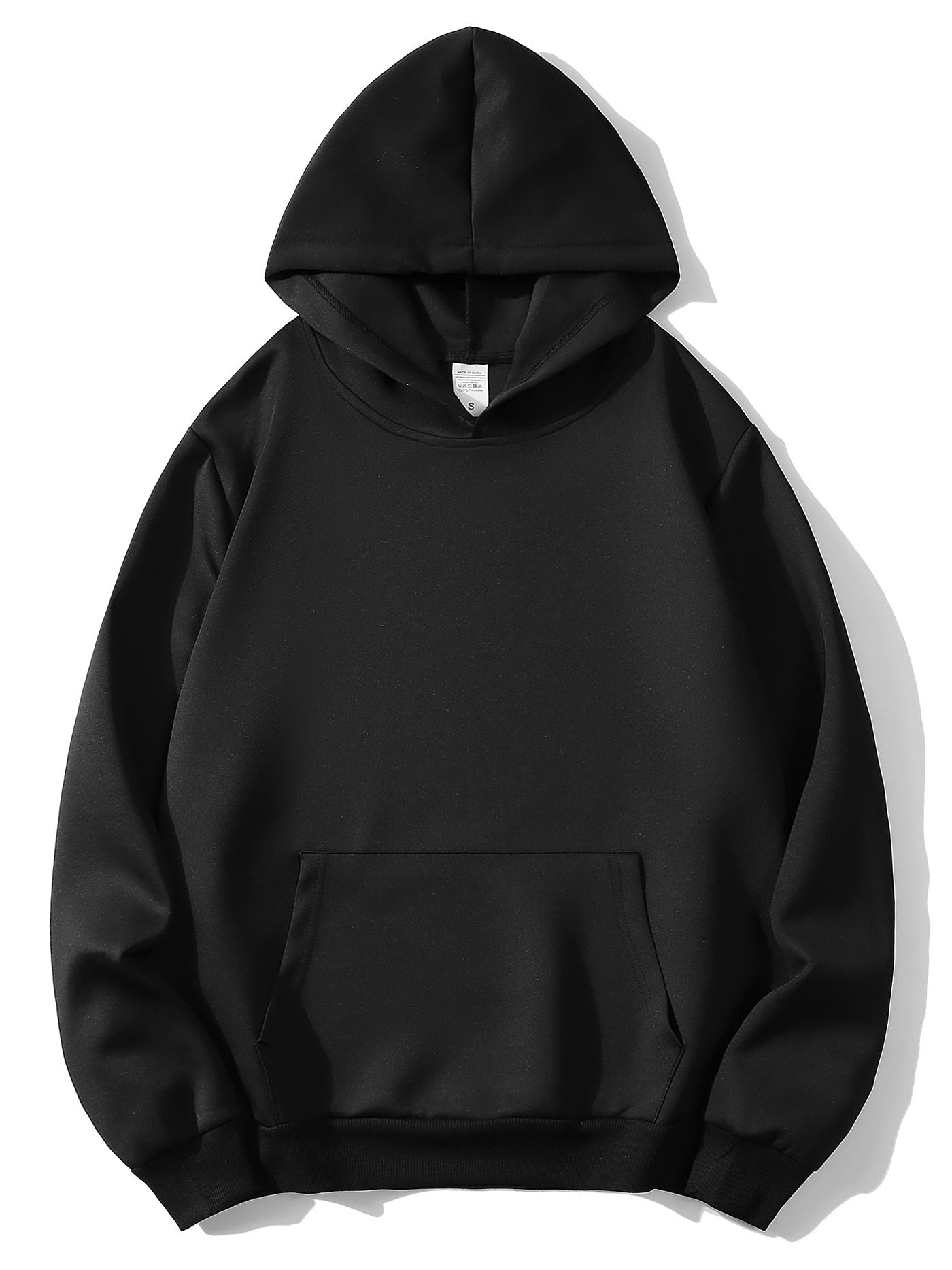 250g Healthy Cloth Pullover Hoodie Classic Art Letter Graphic Print Crew Neck Long Sleeve Pocket Sweatshirt Print Pullover Hoodie For Women Casual, Spring Summer Fall & Winter, Versatile Wardrobe Staple