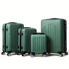 4pcs Set Light Weight Hardside Spinner Wheels Luggage Suitcase, 16in 20in 24in 28in, WITH TSA Lock, Black, 4 In 1 Luggage Sets, Suitable For Different Travel Days