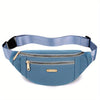 Fanny Pack Waist Pack for Women, with Adjustable Strap for Travel Sports Running, Zipper All-Match Crossbody Bag