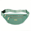 Fanny Pack Waist Pack for Women, with Adjustable Strap for Travel Sports Running, Zipper All-Match Crossbody Bag