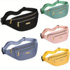 Fanny Pack Waist Pack for Women, with Adjustable Strap for Travel Sports Running, Zipper All-Match Crossbody Bag
