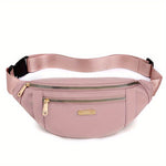 Fanny Pack Waist Pack for Women, with Adjustable Strap for Travel Sports Running, Zipper All-Match Crossbody Bag