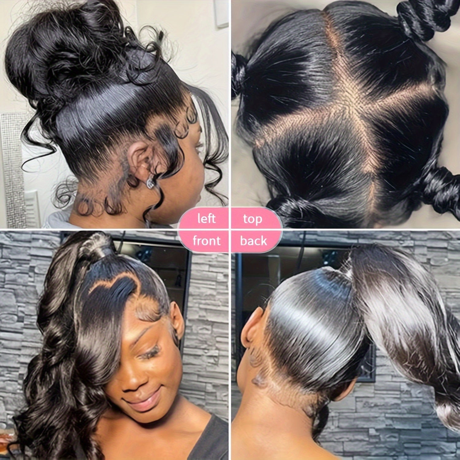 360 Lace Front Wigs Human Hair Pre Plucked Body Wave 360 Full Lace Frontal Human Hair Wigs For Women Hd Lace Wig With Baby Hair Around Natural Color