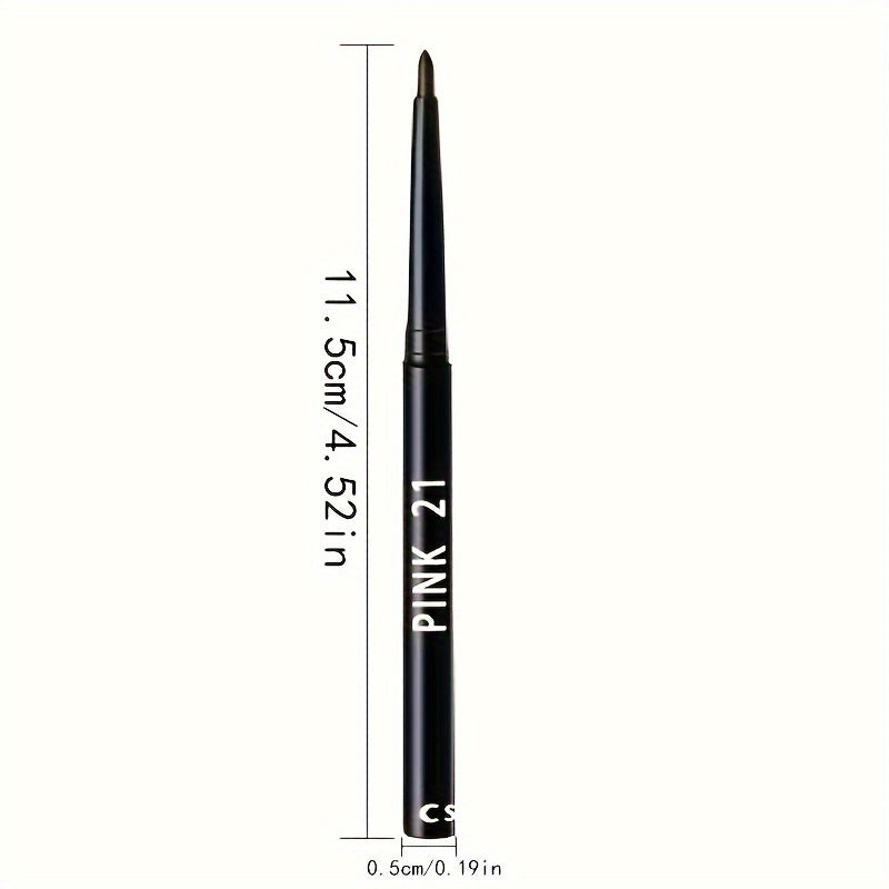 5pcs Waterproof and Sweatproof Black Eyeliner Pencils - Long-lasting, Stain-proof for Bold Eye Makeup, Easy Glide Formula for Flawless Wings abcdefg Valentine's Day Gift