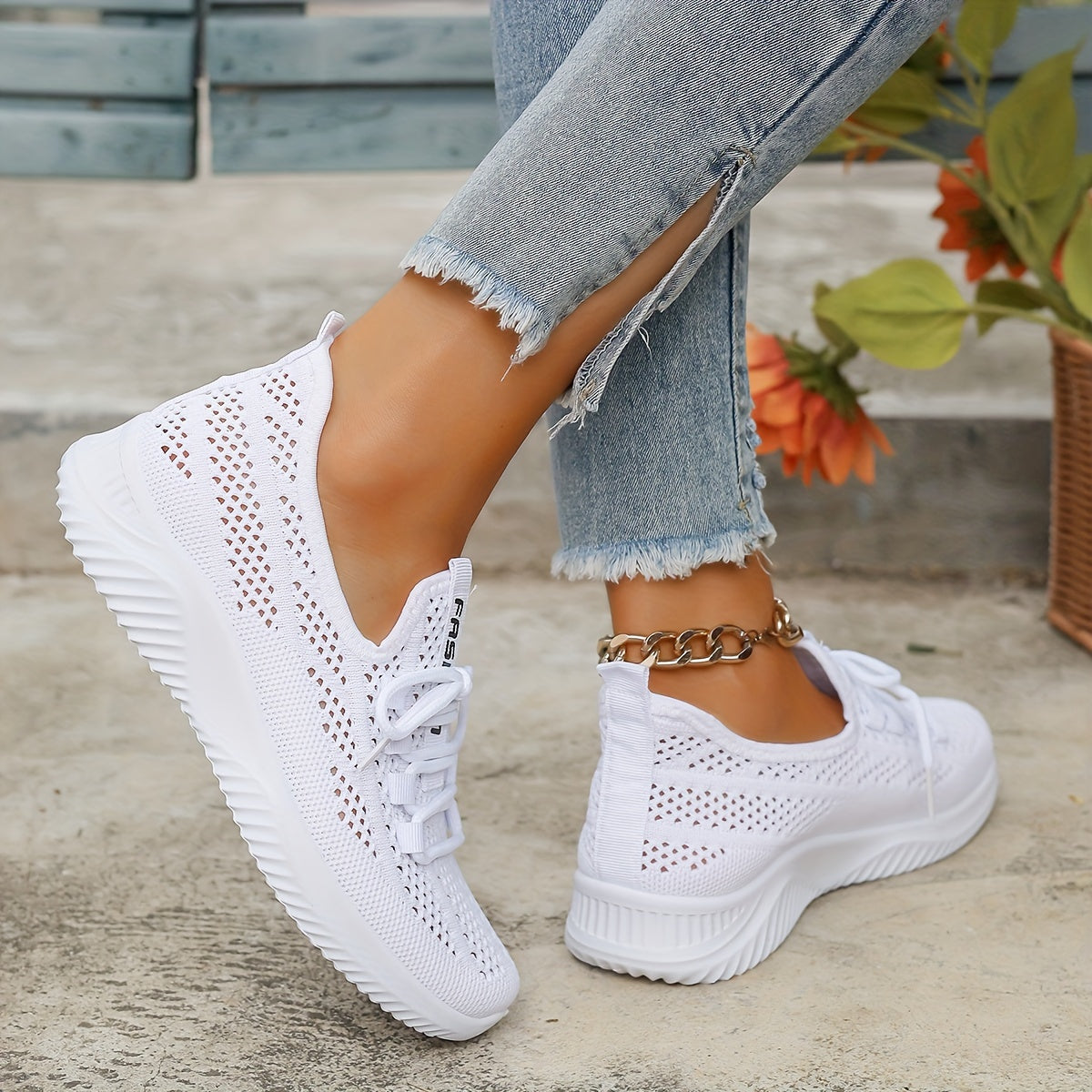 Summer Mesh Shoes, Women's Soft-soled Anti-slip Breathable Casual Sneakers, New Slip-on Mesh Courtesy Sandals