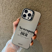 Faith-based Sacred Text Verse Quotes Aesthetic Autumn Decor Phone Case for iPhone 16 Pro Max Case 11 15 14 13 12 Pro Max Plus Case Black and Silvery Shockproof Phone Cases Faith-based Gifts for Sister Women Men