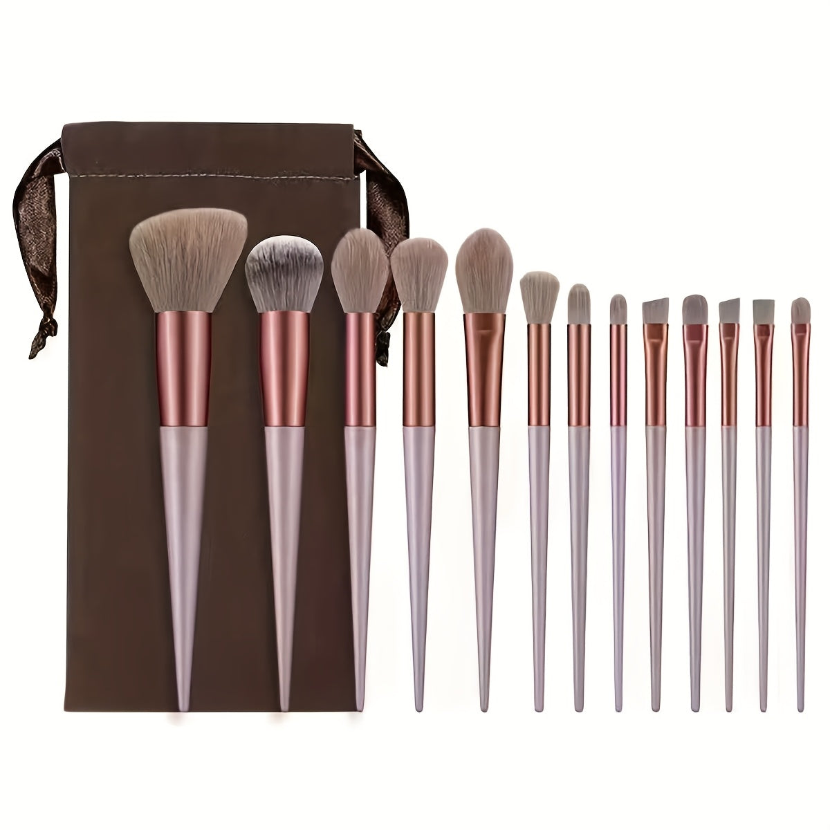 13-Piece Professional Makeup Brush Set – Soft Hypoallergenic Brushes for Foundation, Powder, Blush & Eyeshadow | Includes Kabuki Blending Brush | Perfect Gift for Valentine's Day or Birthdays