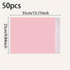 50-Pack Pink Courier Bags, Self-Adhesive Waterproof Mailing Envelopes, Bulk Shipping Bags for Clothes, Books, In-Line Skate Material, Durable Plastic Packaging