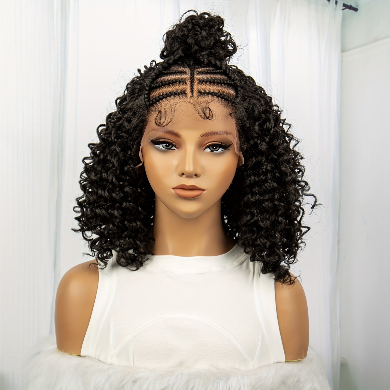 Heat Resistant Synthetic Lace Front Wig For Women - Perfect For Daily Use And Beginners - Dreadlocks Braids Style