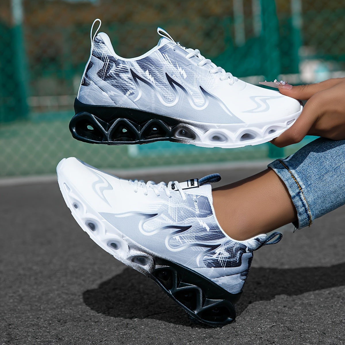 Women's Breathable Mesh Sneakers – Lightweight Walking Shoes with EVA Sole, Soft Fabric Upper, Stabilizing Support, All-Season Casual Footwear
