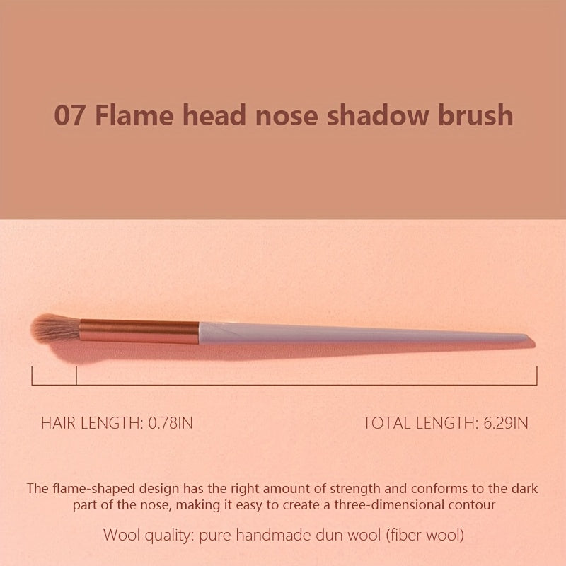 13pcss Makeup Brushes Makeup Kit, Foundation Brush Eyeshadow Brush Make Up Brushes Set (Reddish Brown, 13pcs Set) Birthday And Valentine'S Day Easter Gifts
