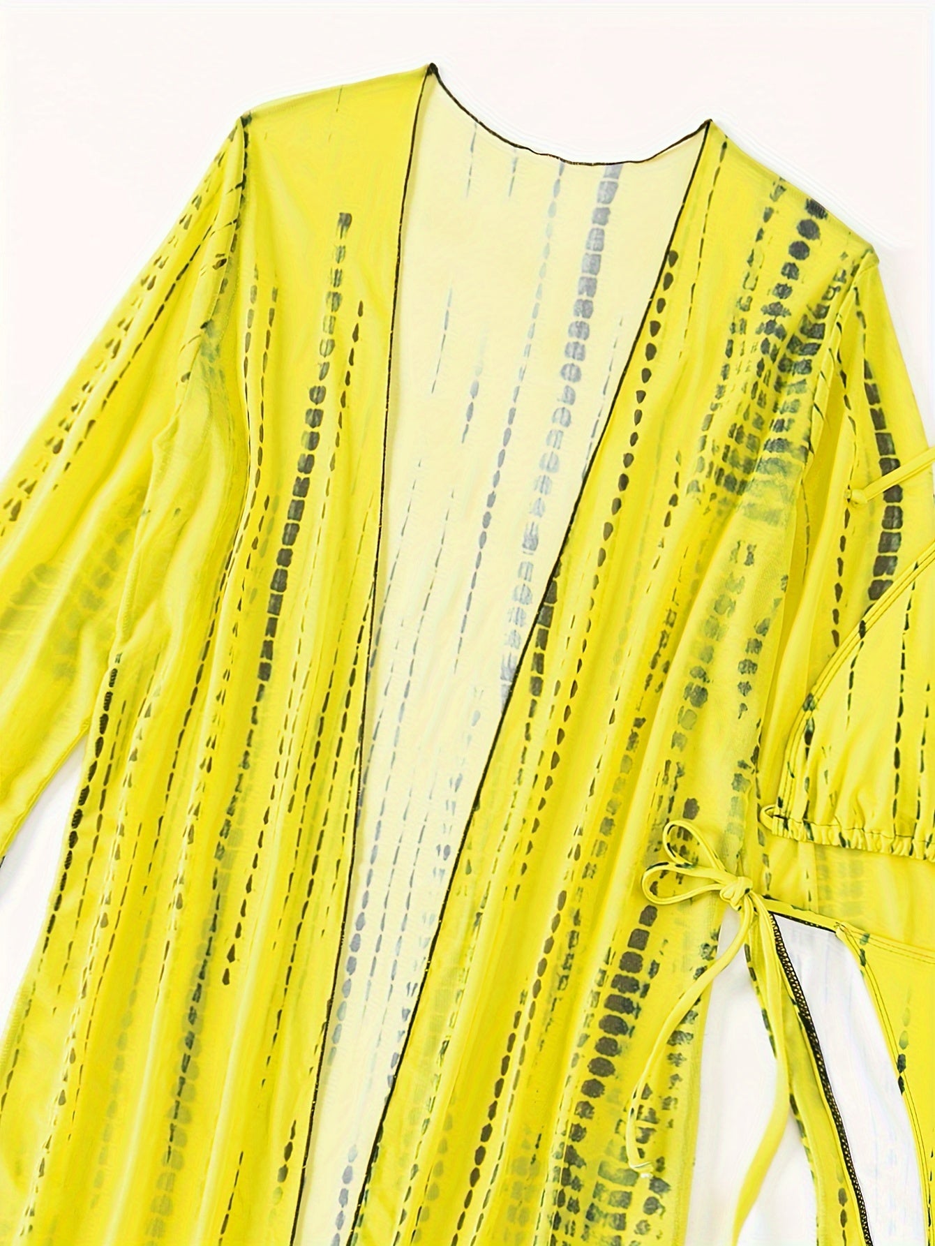 Three-piece Bikini Shawl Mesh Sunscreen Set