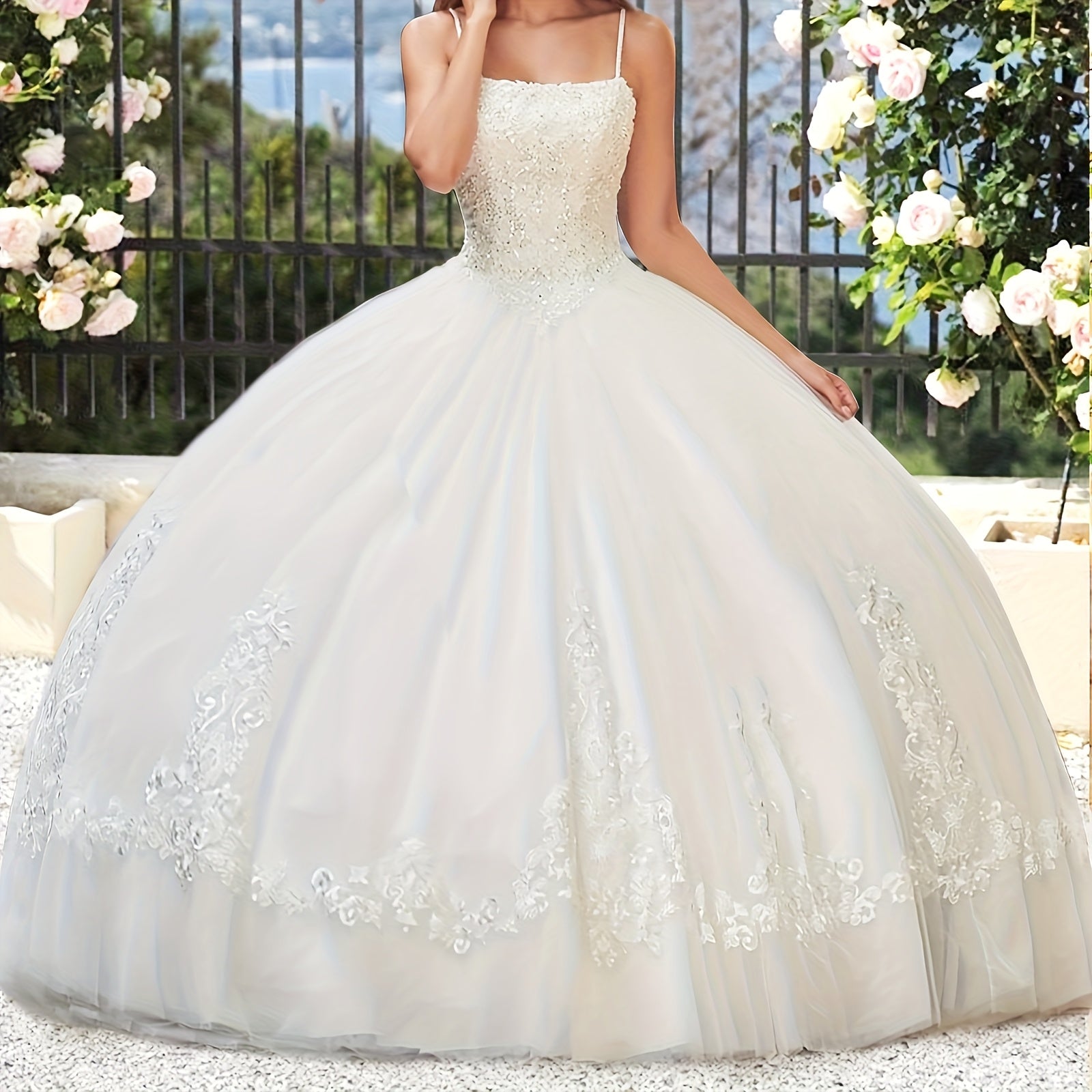 A Women'S Wedding Dress with Built-In Petticoat And Six Hoops, Suitable for Mid-Length, Party Dresses, And Bridal Accessories. It Enhances The Fluffiness of The Wedding Gown, Offers Comfort, Is Dry Cleanable, And Has N