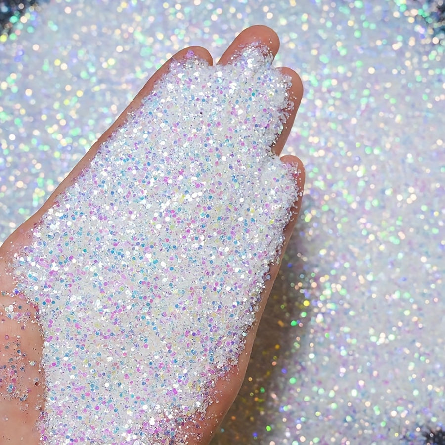 Glow-in-the-Dark Nail Powder - Blue & Green Luminous Pigment Dust, Odorless Phosphor Glitter for Stunning Manicures