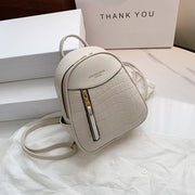 Fashion Simple Solid Color Small Backpack