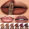 6PCS/Set Lipstick - Matte, Long-lasting, Waterproof, Non Stick Cup, Nude, Brown, Easter Makeup, Easter Holiday Party, Lipstick Pen