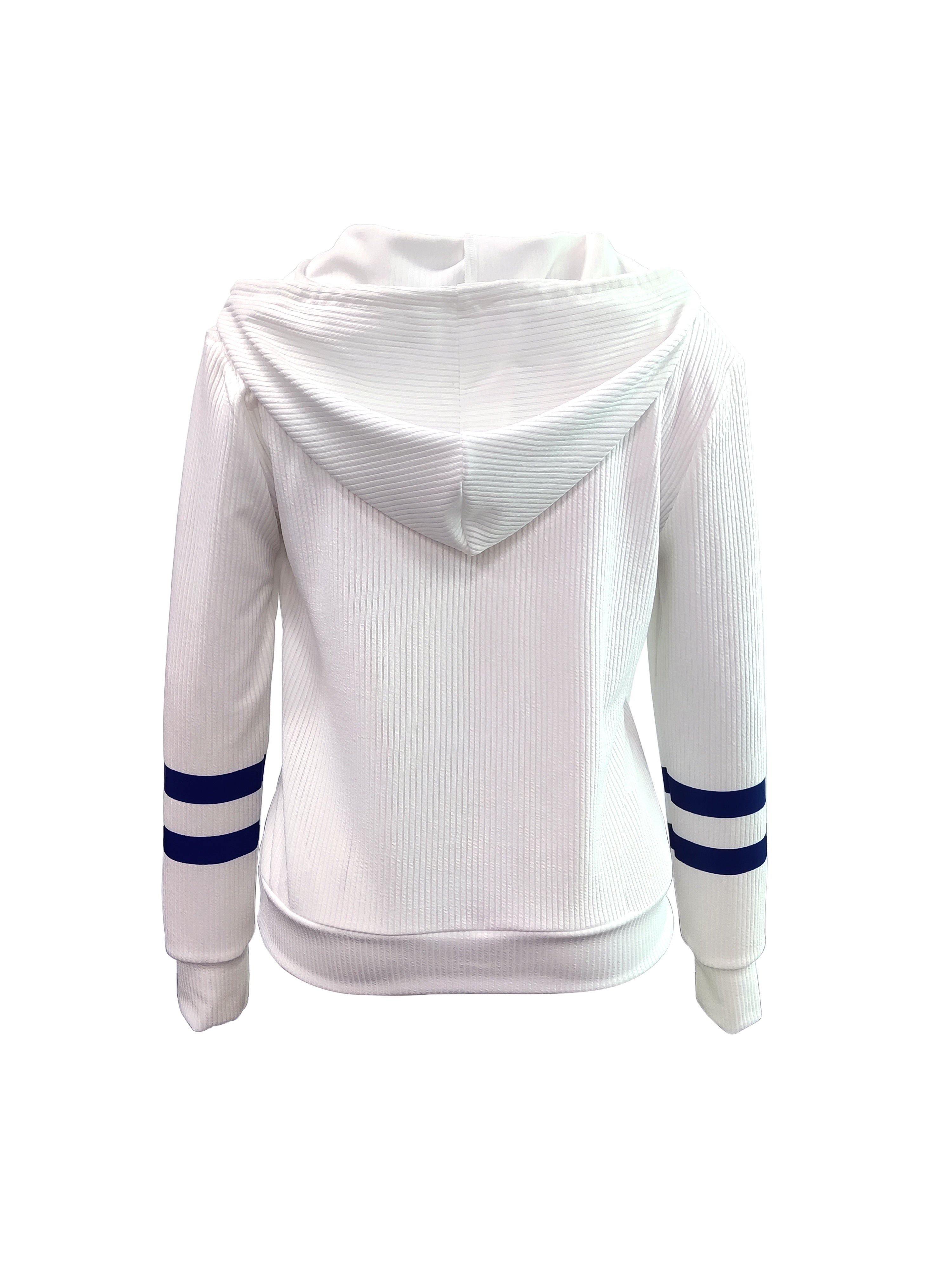 Stylish Anchor Print Button Hoodie - Soft Casual Long Sleeve Drawstring Sweatshirt with Relaxed Fit, Women's Comfortable Clothing for Daily Wear