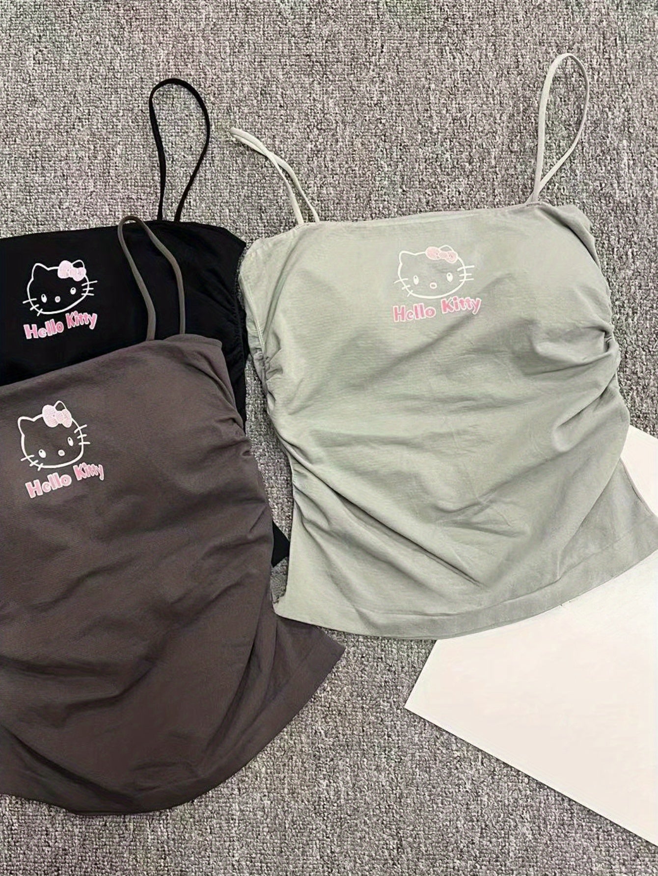 [Cute Sanrio Camisole] Sanrio Cute Camisole - Sexy Valentine's Day Tank Top That Fits Snugly And Flatters The Waist, Perfect Loungewear, an Ideal Gift for a Good Friend