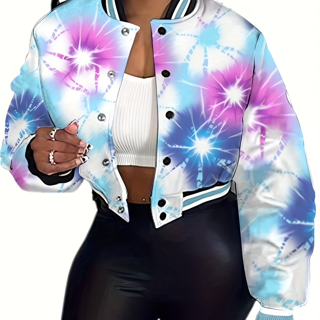 New Style Jacket Baseball Uniform Women'S Campus Style Fashionable All-match Jacket
