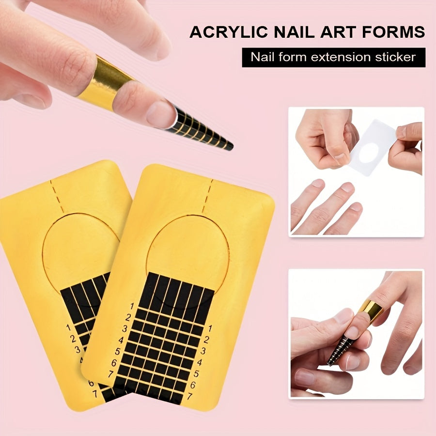 Acrylic Nail Kit for Beginners – 12 Glitter Colors + White, Clear & Pink Acrylic Powder, Full Set with Manicure Tools for Nail Extensions & Professional DIY Designs