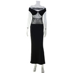French-style Sexy Lace-panelled Bodycon Sheath Dress