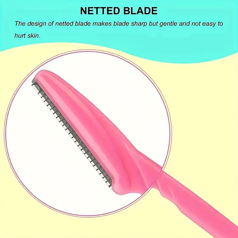 10pcs/5pcs A Set Of Multi-functional Facial Trimmers, Suitable for Women And Men - Trimmers with Safety Protective Cover, Suitable for Eyebrows, Body, Face, Bikini Area, Etc