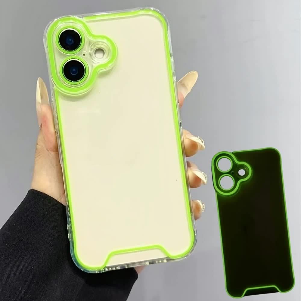 Unique Luminous Clear Phone Case Full Protection Soft Phone Cover 360 Degree Full Protection For iPhone 11 12 13 14 Pro Max 15 16 Plus