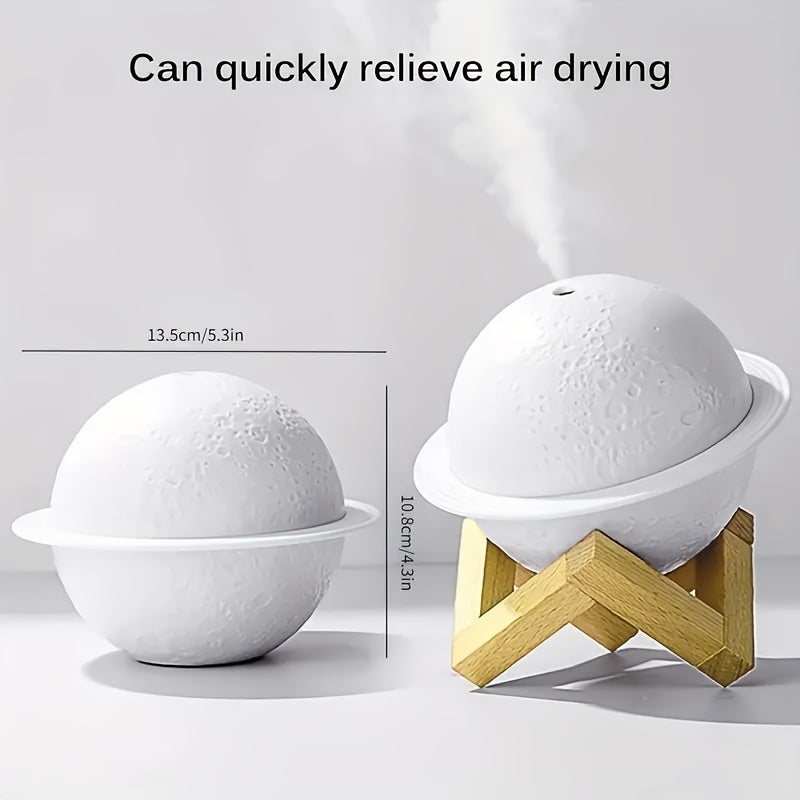 1pc Star-Shaped USB Humidifier with Mist Output, Silent Operation, 3-Level Adjustable Warmth, Aromatherapy, Reduces Stress & Helps Sleep, Decorative Plastic Air Atomizer with Ambient Night Light, Humidifier for Bedroom