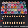 40 Colors Metallic Chrome Nail Powder Pigment Y2K Mirror Effect Rubbing On Dust UV Gel Polish DIY Flakes Manicure Accessories