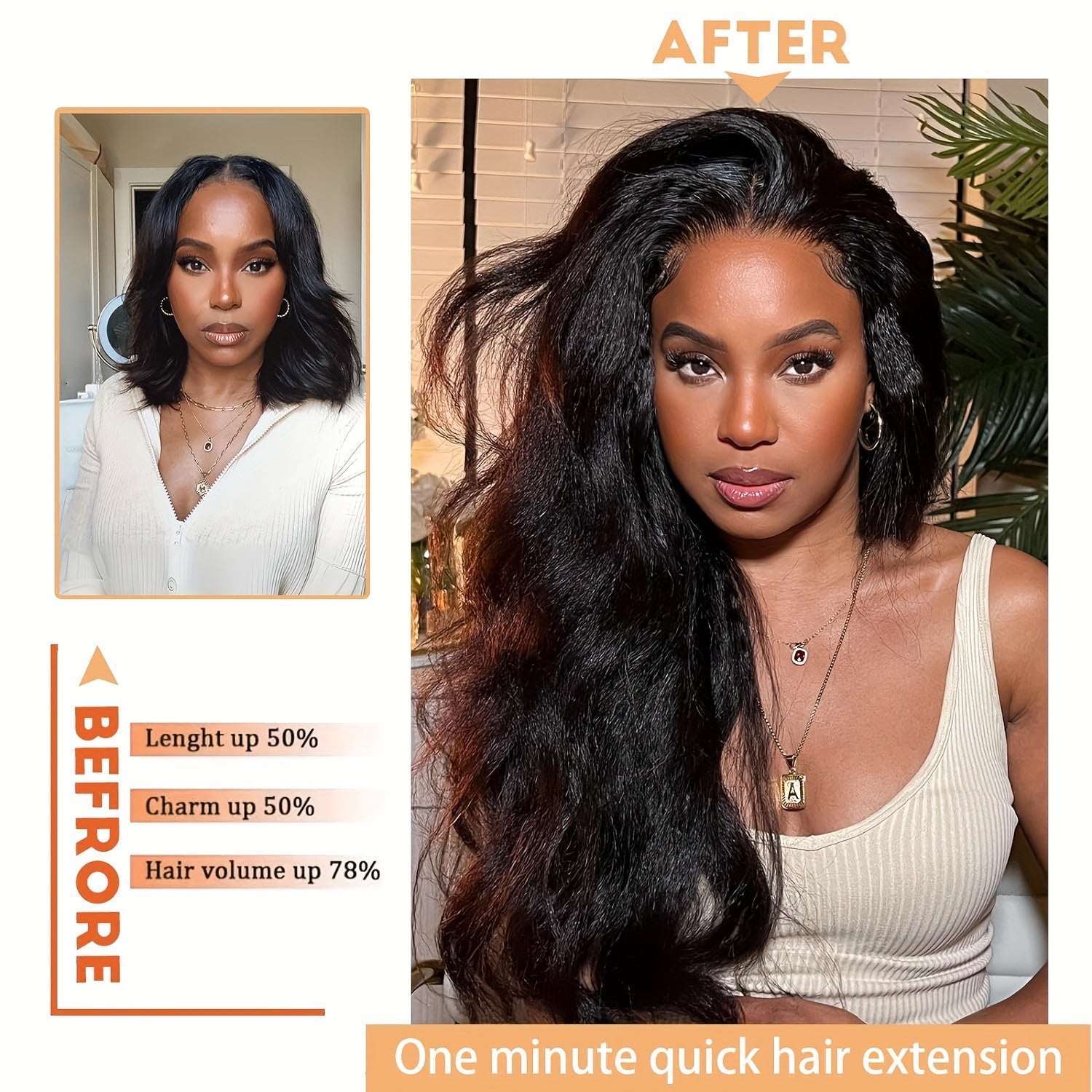 Body Wave Clip Ins Human Hair 8pcs/Set 4.23 oz Body Wave Clip In Hair Extensions 10A Brazilian Virgin Human Hair for Natural Black Color 18 Inch
