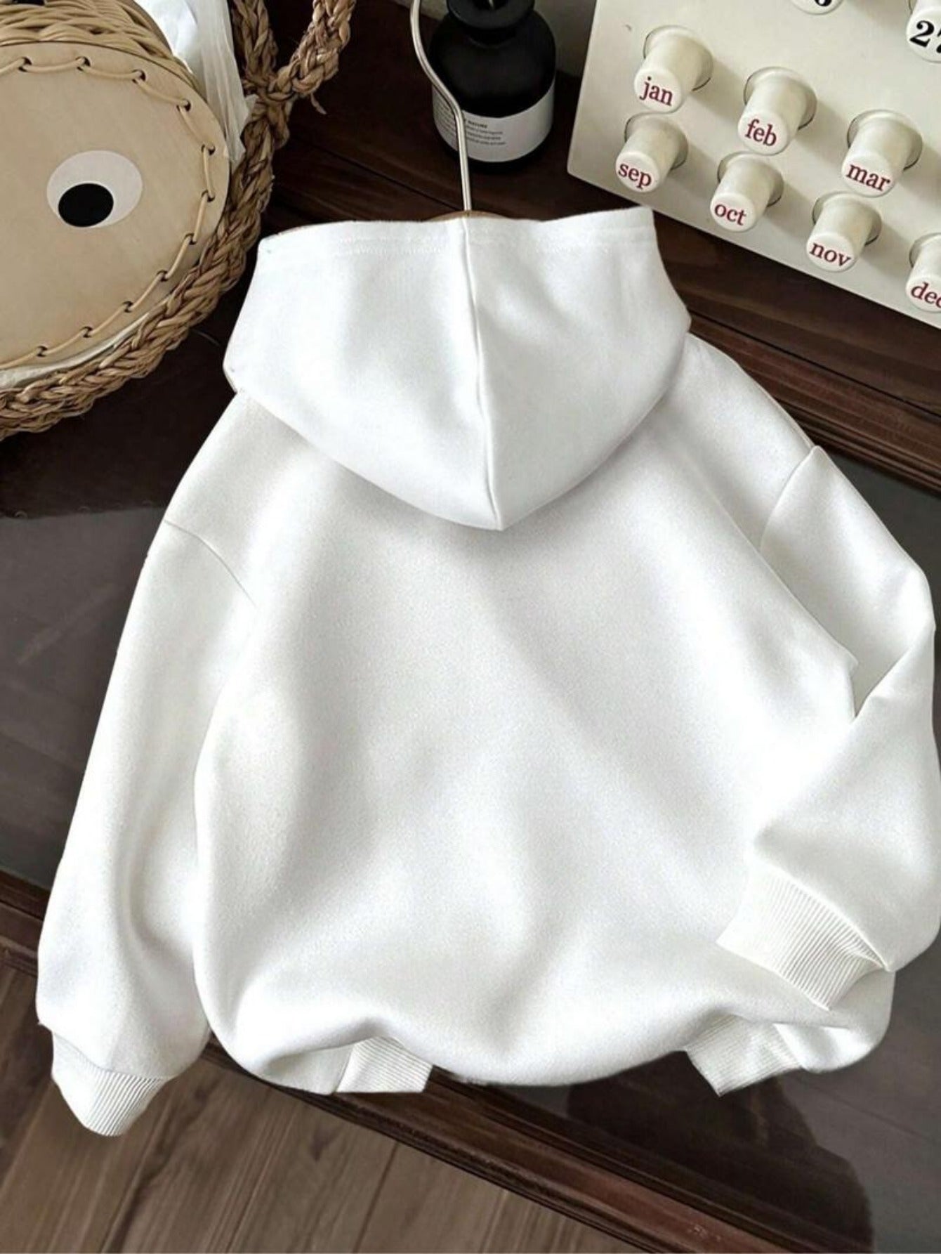 1pc Women'S Letter Print Drop Shoulder Hoodie, Fashion Casual Drawstring Kangaroo Pocket Hooded Sweatshirt for Daily Holiday Outdoor Wear, Women Clothing for Winter