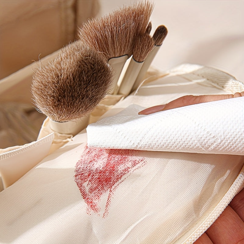 An exquisite and practical makeup bag, compact and high-end hand-held cosmetic storage bag, good-looking travel toiletry bag, essential for traveling