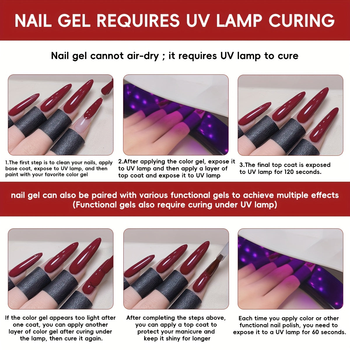 XEIJAYI 1pc 6 Colors 0.51oz New Popular Nail Gel Semi Permanent Nail Art Soaking UV LED Nail Salon DIY Nail Salon Gel