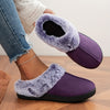 CozyPlus Slippers - Ultra-Soft, Plush Lined, Non-Slip, Closed-Toe, Flat Sole, Warm, and Fuzzy Winter Shoes for Home - Soft, Gentle, and Comfortable Footwear for Cold Weather