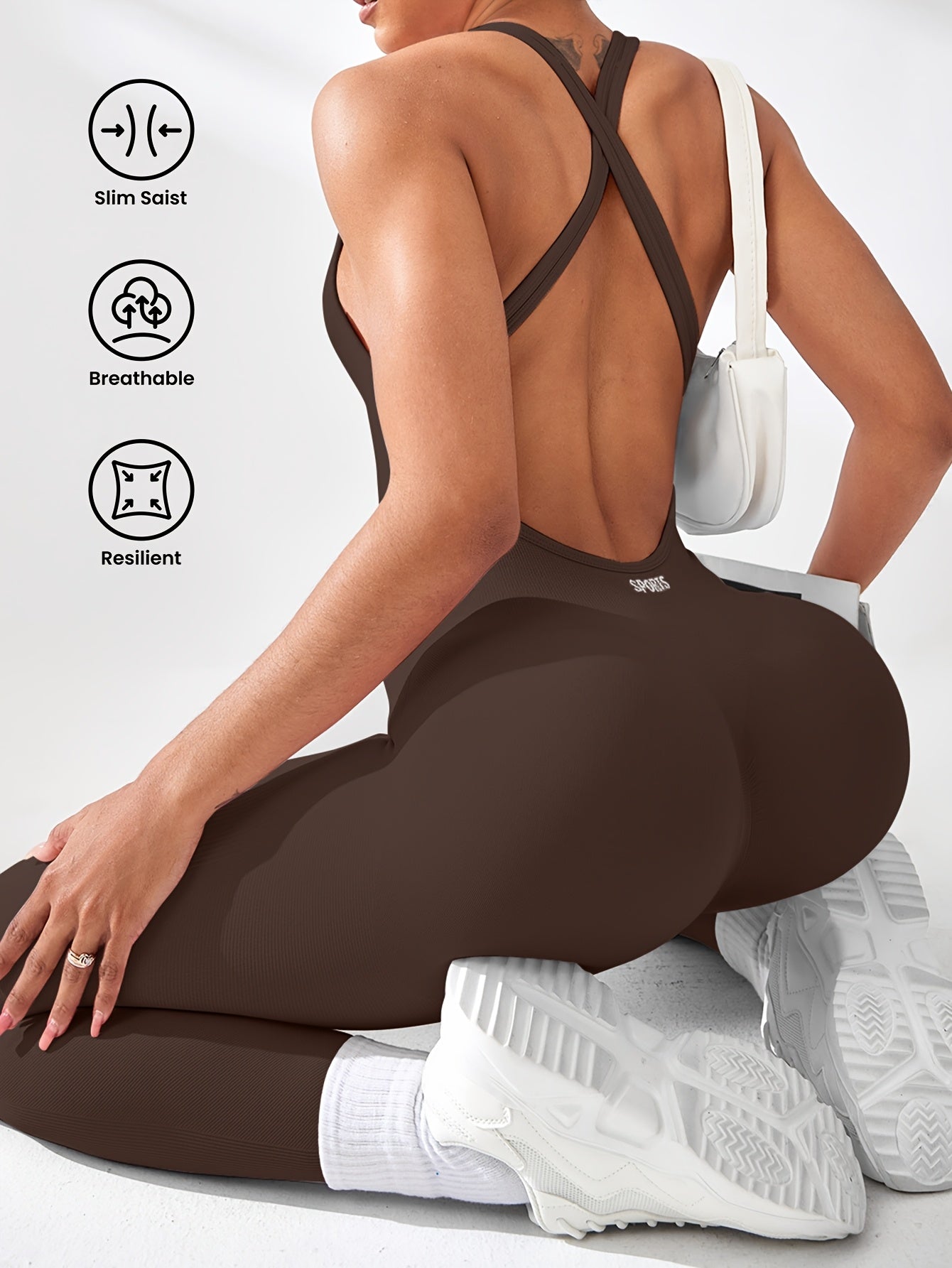 Women'S Athletic Yoga Jumpsuit