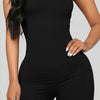 Sexy Solid Strapless Tube Romper Jumpsuit - Flattering Bodycon Silhouette, Soft Comfortable Fabric, Easy to Wear - Womens Clothing for Summer, Party, Dating, and Casual Occasions