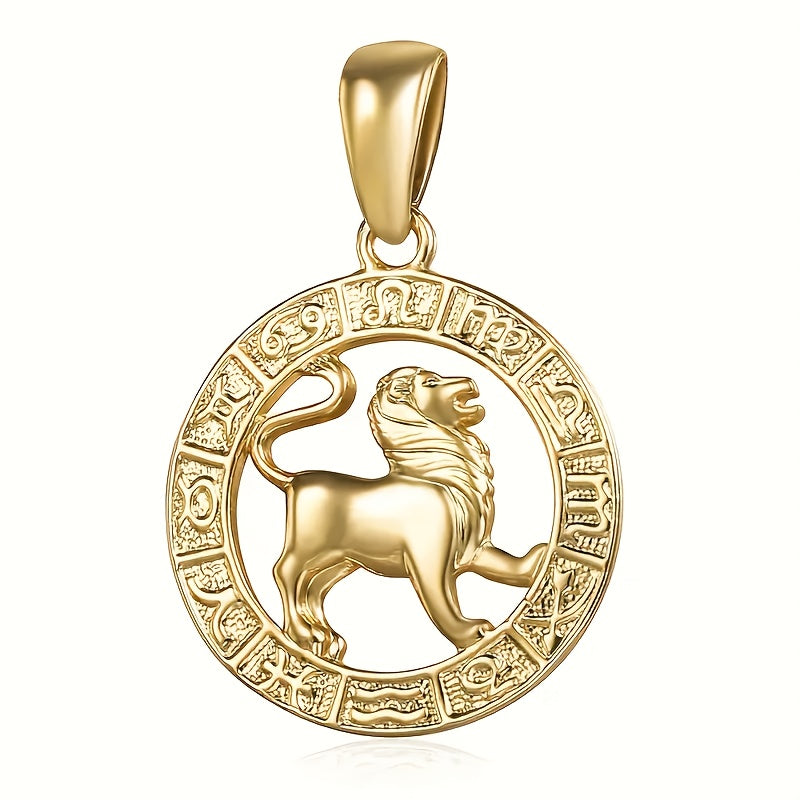 Women'S Men'S Pendant Necklaces 12 Horoscope Zodiac Sign Golden Aries Cancer Scorpio Aquarius Taurus Leo Gemini Virgo Libra Sagittarius Capricorn Pisces 12 Constellations Jewelry Gifts Perfect Birthday Christmas Valentine'S D