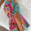 Sassy Beach Skirt with Vibrant Patterns