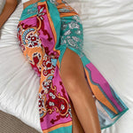 Sassy Beach Skirt with Vibrant Patterns