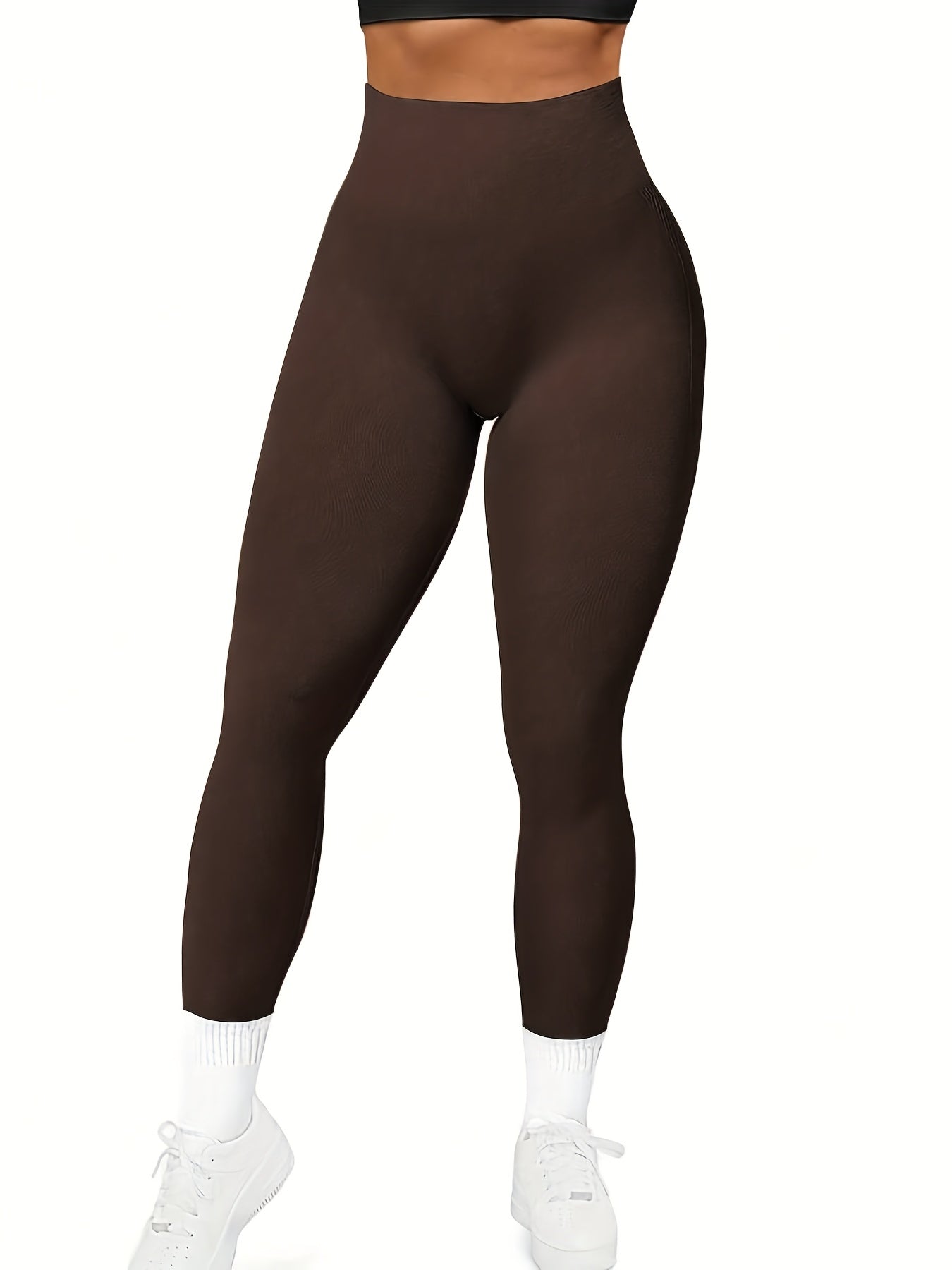 4-Pack Seamless High-Elastic Sports Leggings - Athletic Style, Stretchable Yoga Pants for Fitness & Training, Assorted Colors - For Women - Suitable for Fall & Winter Workouts - Perfect Gift for Fitness Enthusiasts