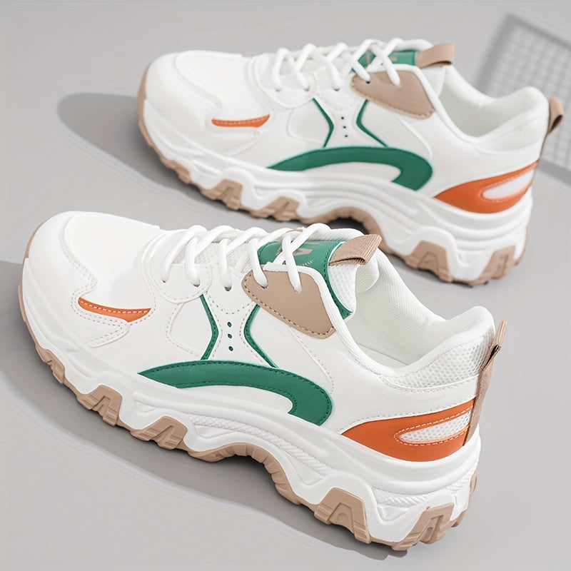 Ladies' Casual Sports Shoes - Flat, Versatile & Comfortable Running Shoes - For Students & Young Professionals - Suitable for Work & Casual Wear - Perfect Gift for Everyday Use