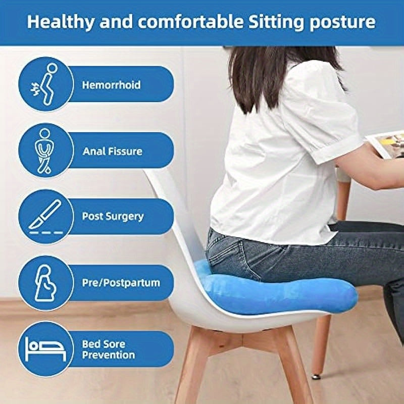 Donut Pillow Tailbone Pain Relief Cushion Bed SoresButt Donut Pillow Anti-Decubitus Pad-Breathable for Hemorrhoids After Surgery Pregnancy Pressure Sores.
