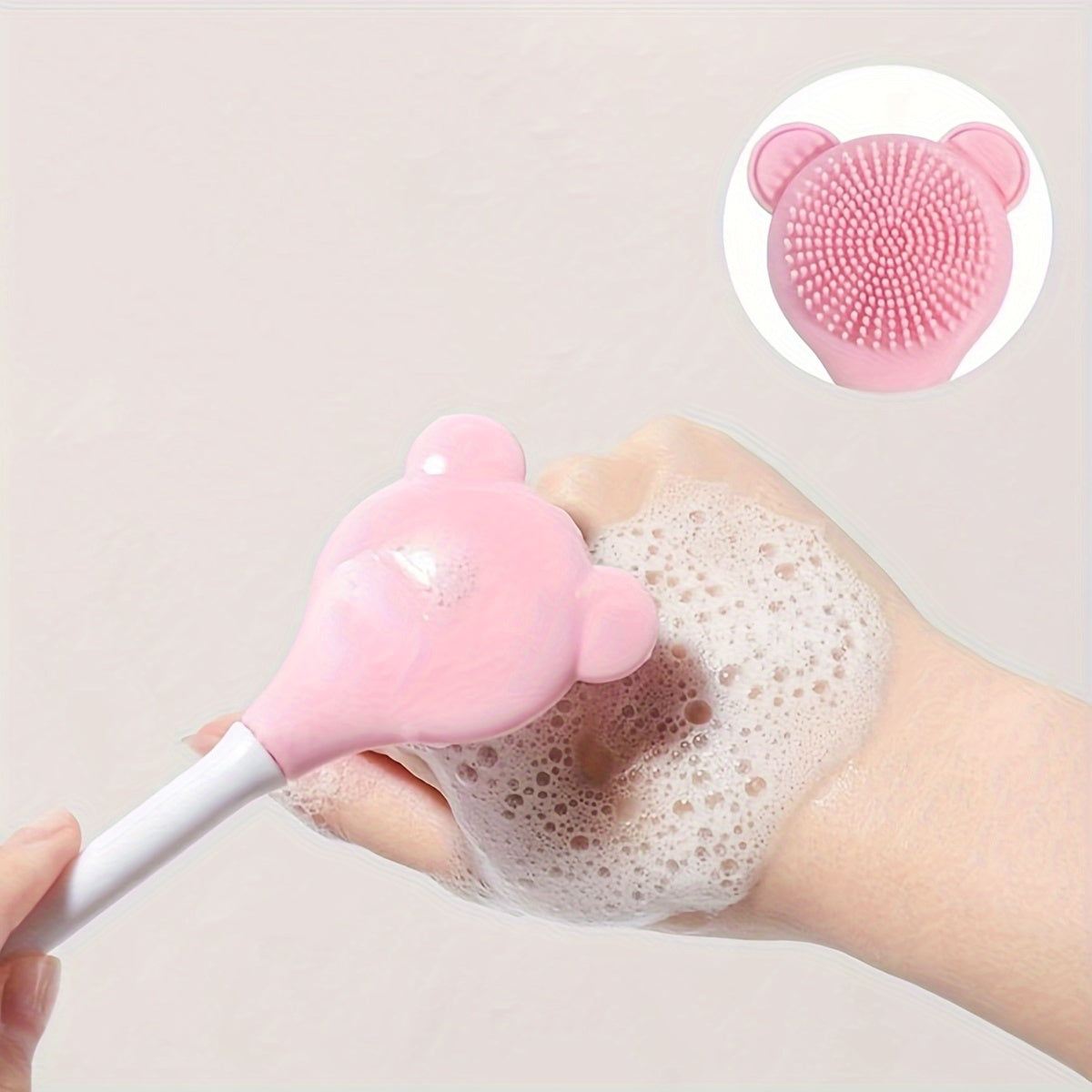 7pcs Facial Cleaning and Care Set - Deep Cleaning, Beauty Spa Mask Brush Kit, Includes Soft Fleece Headband, Headband Tie, Gentle Exfoliating Brush, Detail Silicone Facial Cleansing Brush, Portable Skincare Tool, Includes Was