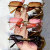 3pcs New Style Frameless Fashion Glasses, Trendy European And American Angular Glasses for Both Men And Women.