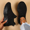 Women's Simple Plain Lace Up Low Top Sneakers - Casual Breathable Lightweight Socks Shoes, Minimalist Running Shoes Sporty Sneakers - For Women - Suitable for Running, Walking, Everyday Wear - Perfect Gift for Fitness Enthusi