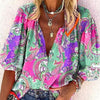 Women's Fashion Digital Printing Casual Shirt