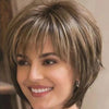 Mixed Blonde Brown  Wigs Natural Hair Wigs Heat Resistant Hair Wig