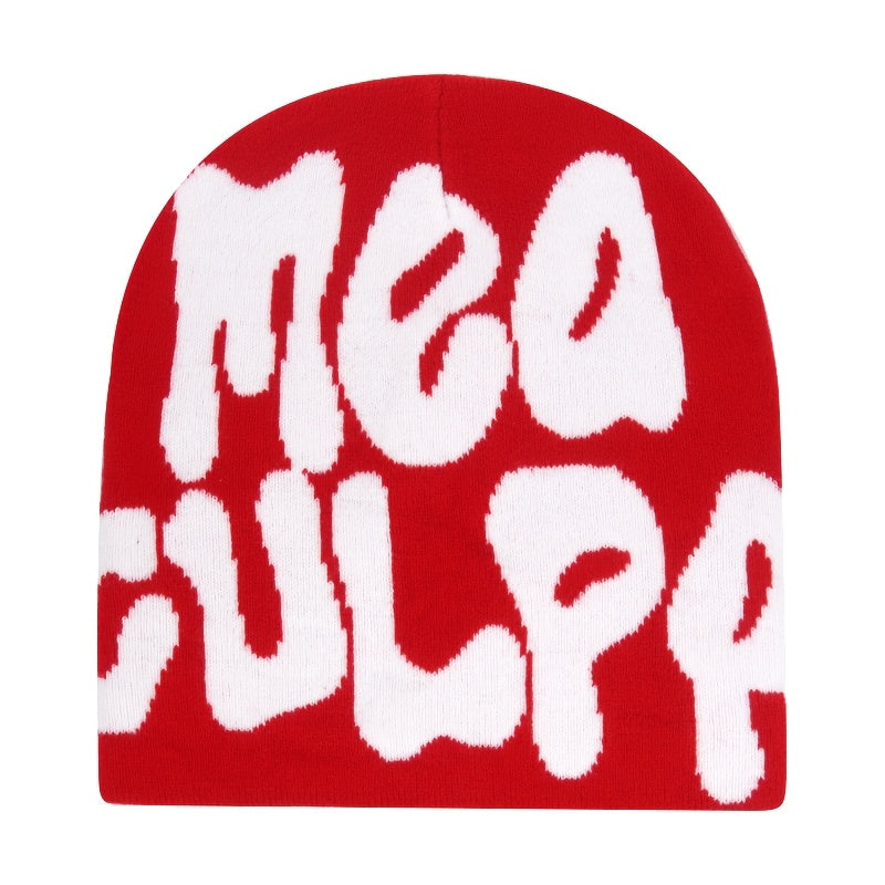 Alphabet Design Light Luxury Knitted Hat Warm Lightweight Knitted Hat Beanie Hat Men Men Women Hip Hop Outdoor Travel Knitted Hat