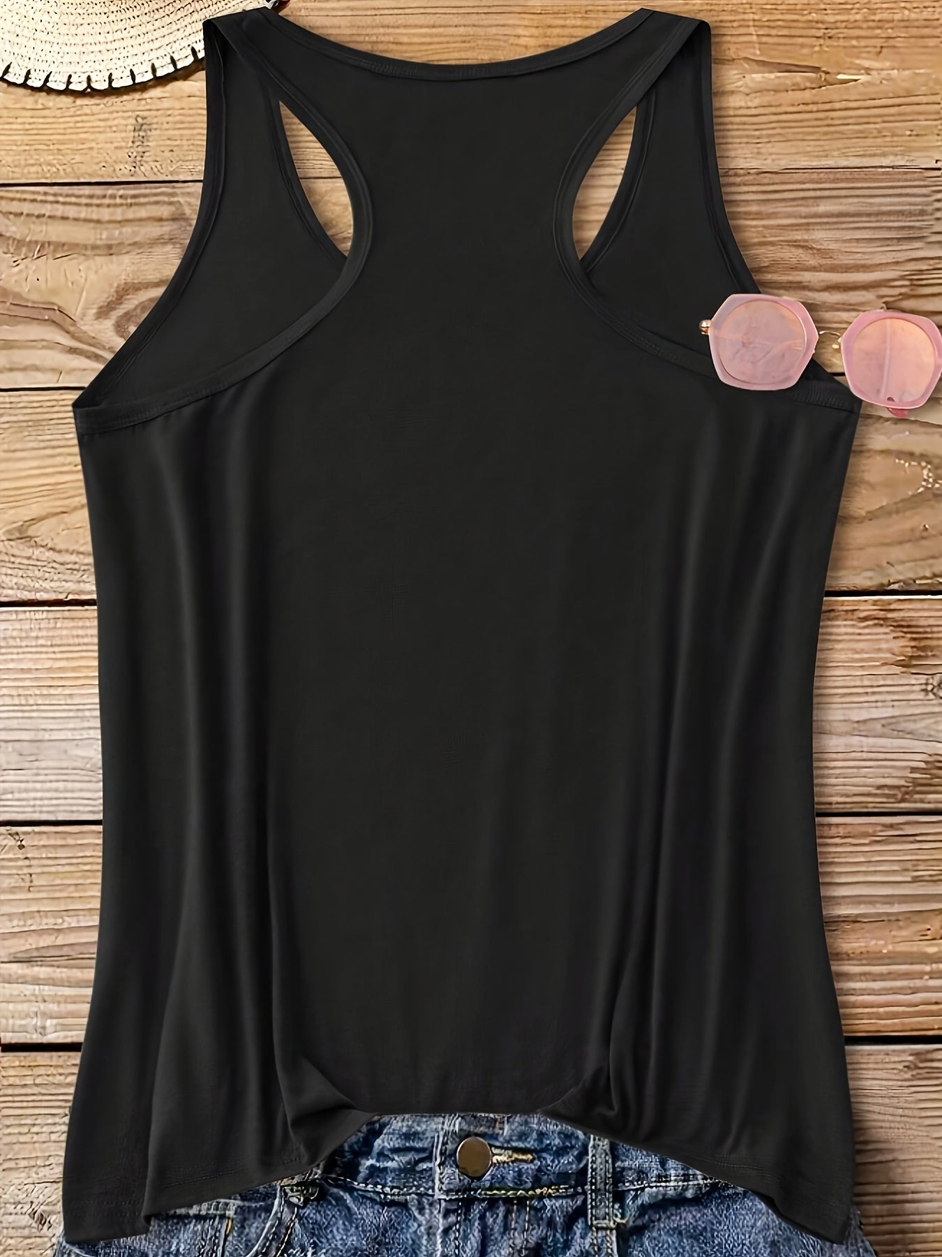 Women's Casual "NOT FRIENDLY DO NOT TOUCH" Graphic Tank Top - High Elasticity Slim Fit Sleeveless Shirt, Black with White Lettering, Round Neck Summer Top for Casual Attire, Ladies Tank Tops, Humorous Clothing, Bold Lettering
